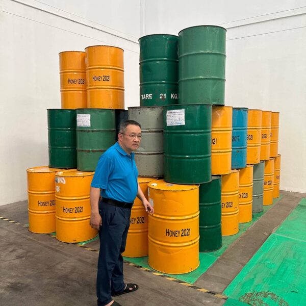 Pure Sweet Honey barrels in Thailand